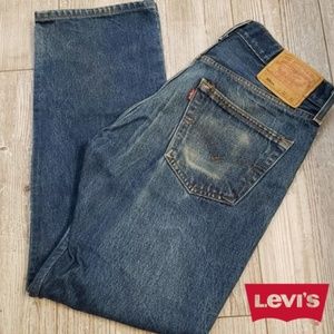 Levi's 501xx Mens Distressed Jeans 32x32